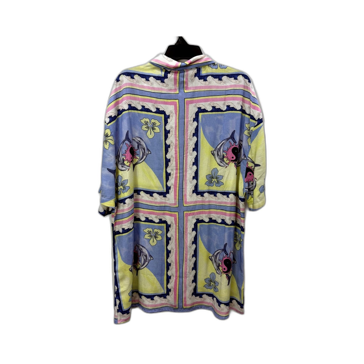 It's Now Cool Womens Floral Print Button Down Leisure Shirt Harmony Size S NEW