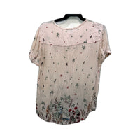 Esprit Womens Floral Print Blouse Casual Lightweight Multi Color Size 12