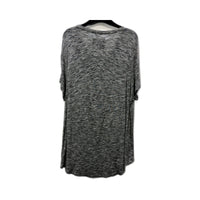Decjuba Womens Oversized Gray Pullover Sweatshirt in Size Large