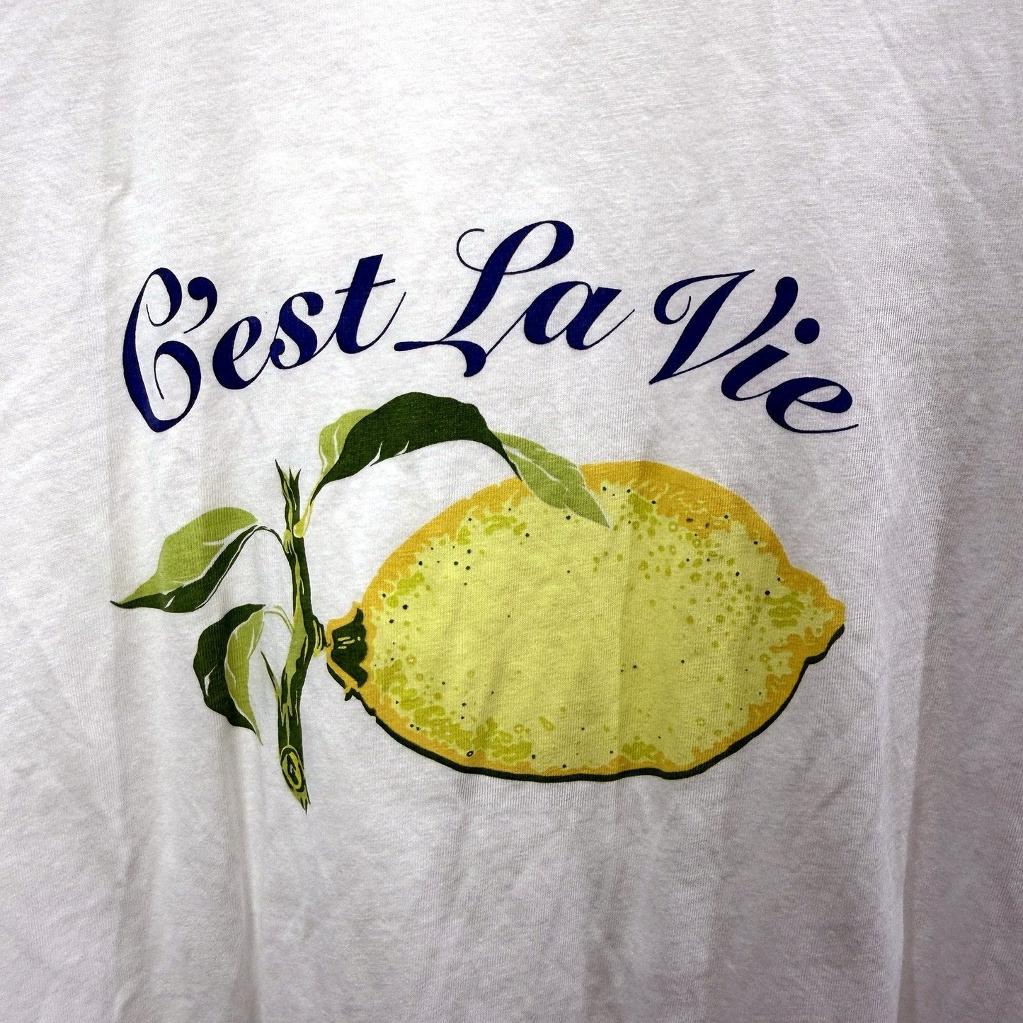 Dotti Womens Graphic T-Shirt with Lemon Print, Casual & Comfortable, Size M