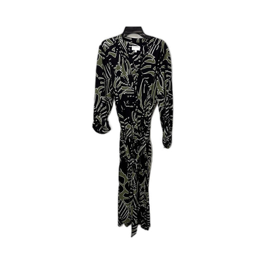 Witchery Womens Floral Print Button Front Long Sleeve Dress Multi Color NEW
