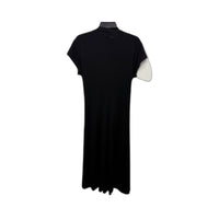 Simone Turpin Womens Ruched Waist Cocktail Party Dress in Black, Size 16