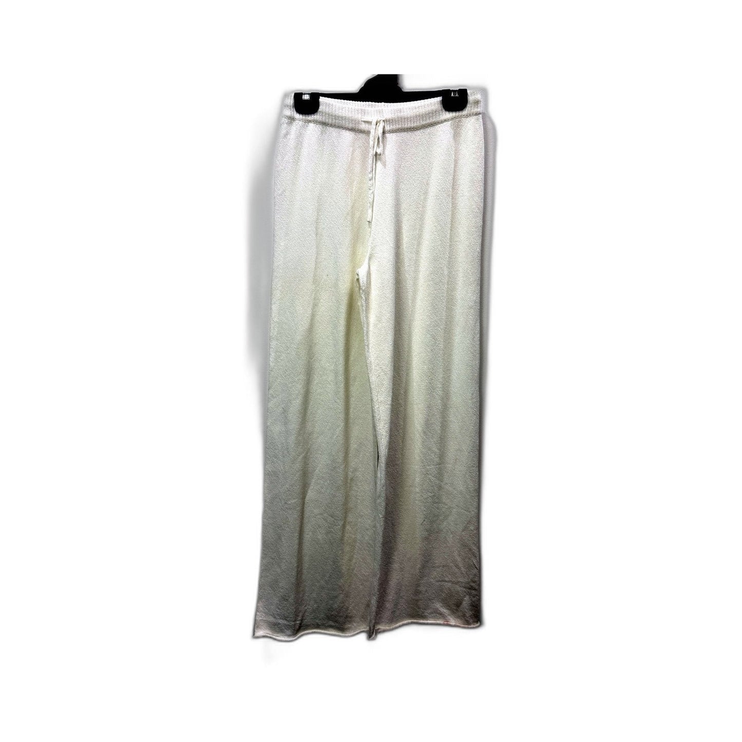 Subtitled Womens Casual Sweatpants Lounge Pants Acrylic Nylon White Size XL