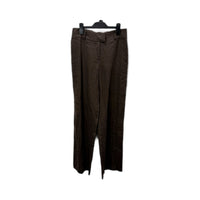 Subtitled Womens Brown Linen Pants Casual Comfortable Cotton Blend Size L NEW
