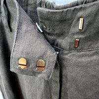 Subtitled Womens Brown Linen Pants Casual Comfortable Cotton Blend Size L NEW