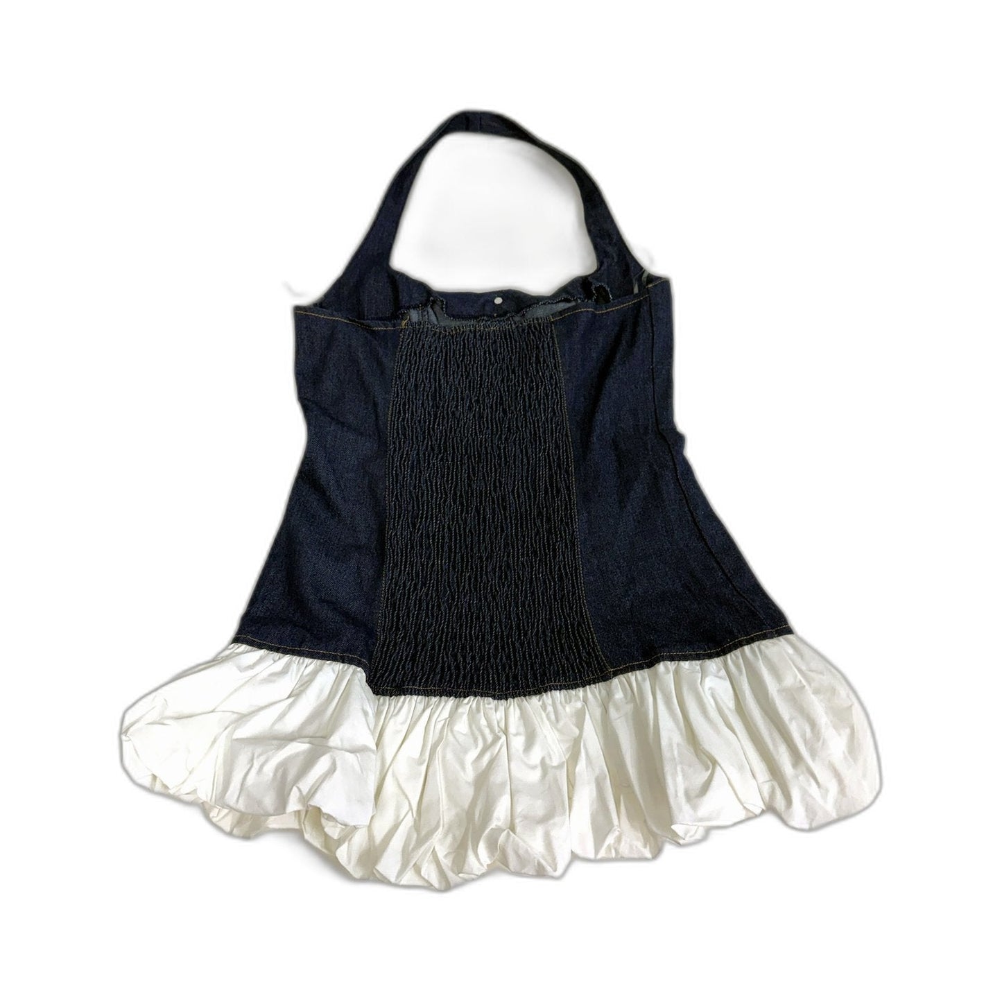 Peppermayo Womens Denim Mini Dress - Casual Short Blue Size 10 NEW