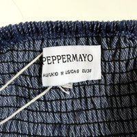 Peppermayo Womens Denim Mini Dress - Casual Short Blue Size 10 NEW