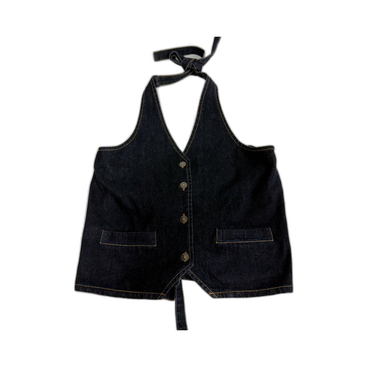 Lioness Womens Denim Bib Overalls Casual Lightweight Black Jumpsuit Size S NEW