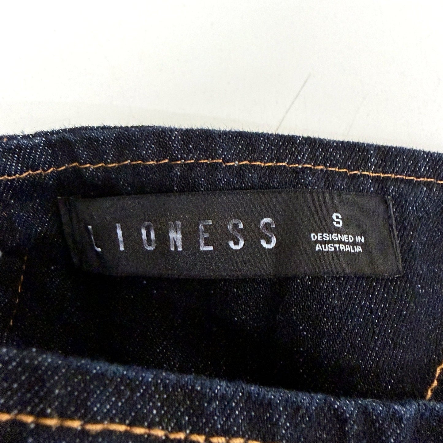 Lioness Womens Denim Bib Overalls Casual Lightweight Black Jumpsuit Size S NEW