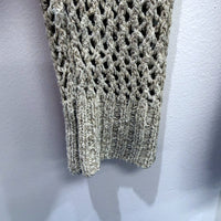 Lee Cooper Womens Beige Pullover Knit Mesh Sweater Size 14