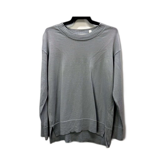 Country Road Womens Gray Pullover Sweater with Boat Neck, Size M