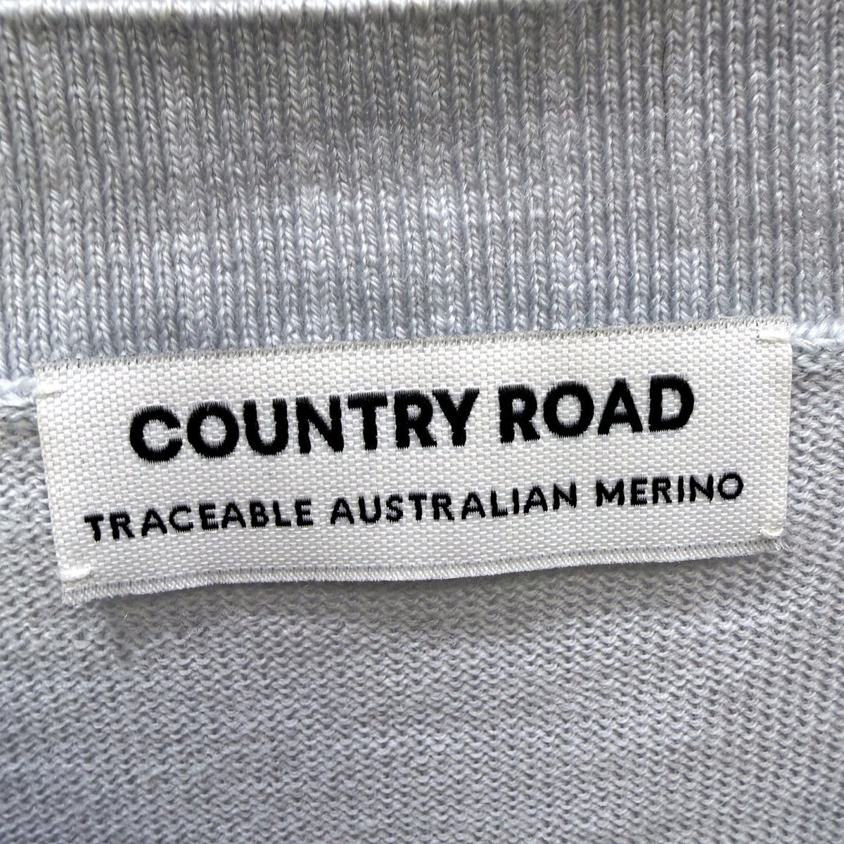 Country Road Womens Gray Pullover Sweater with Boat Neck, Size M