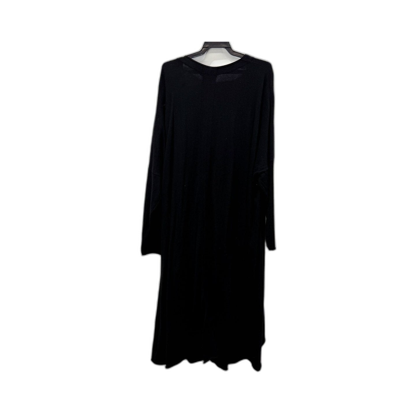Showroom Womens Oversized Pullover Sweater Soft Cashmere Blend Black Size 1