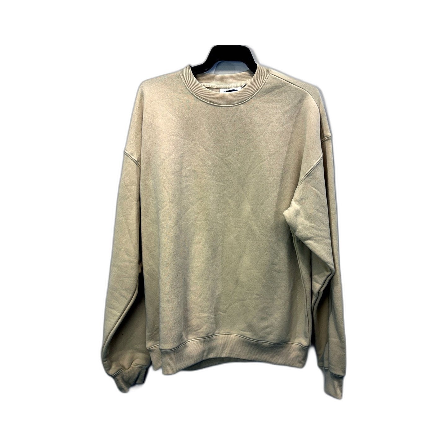 General Pants Co. Mens Pullover Sweatshirt Beige Comfortable Cotton Blend Size M