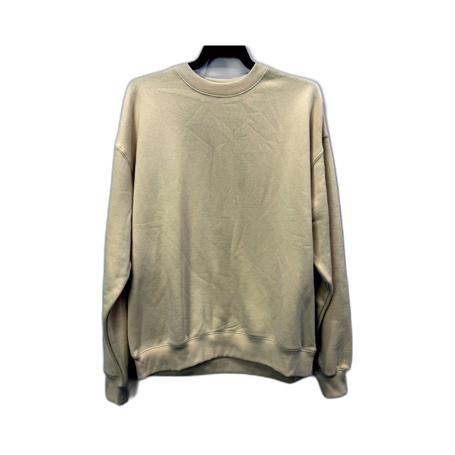 General Pants Co. Mens Beige Pullover Sweatshirt in Small Size