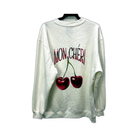 Alice in the Eve White Pullover Sweatshirt Womens for Sizes M NEW