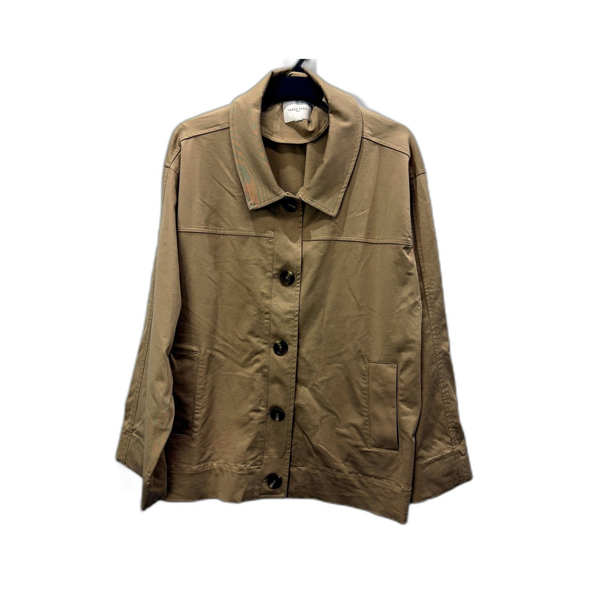 Yarra Trail Womens Lightweight Casual Tan Jacket - Large Size