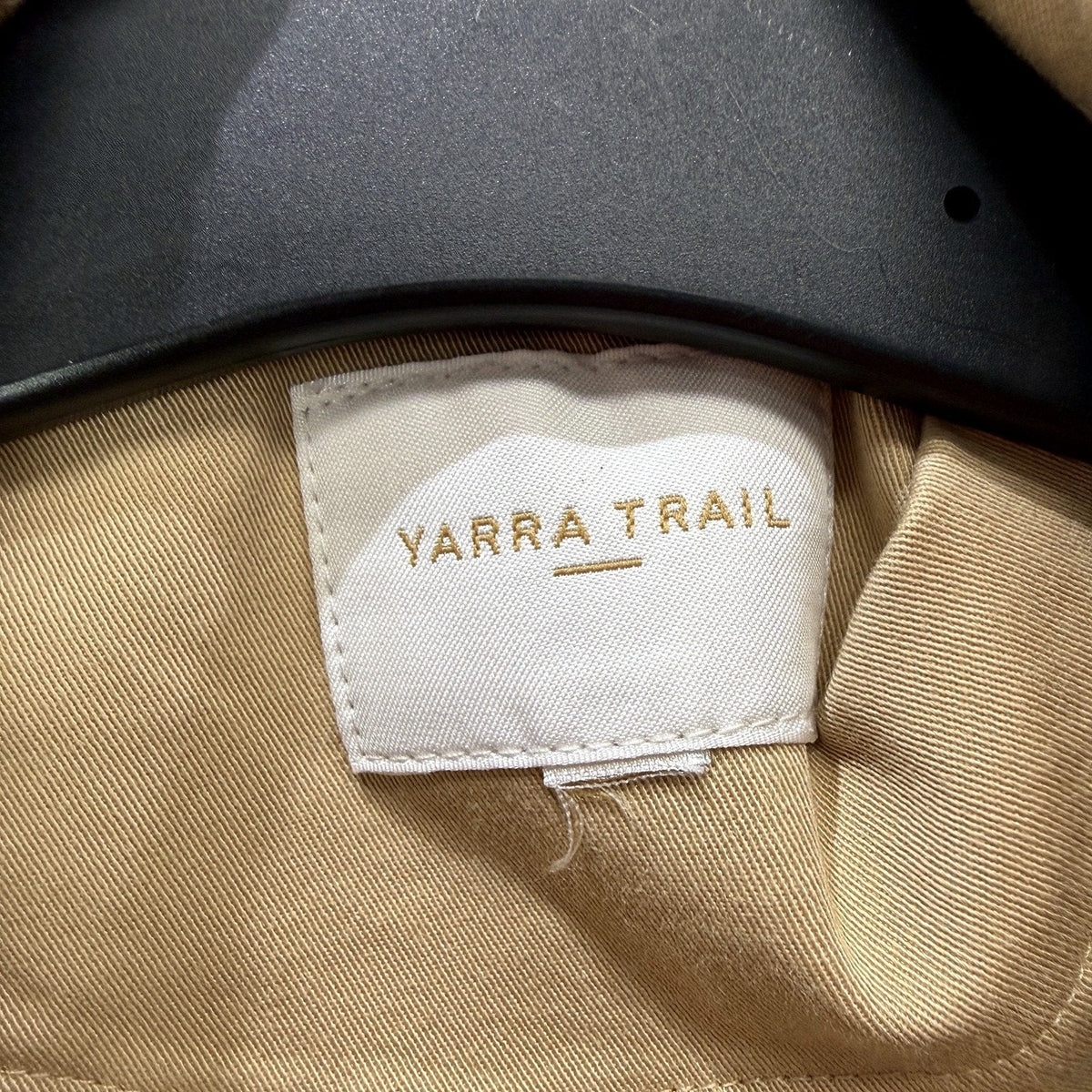 Yarra Trail Womens Lightweight Casual Tan Jacket - Large Size