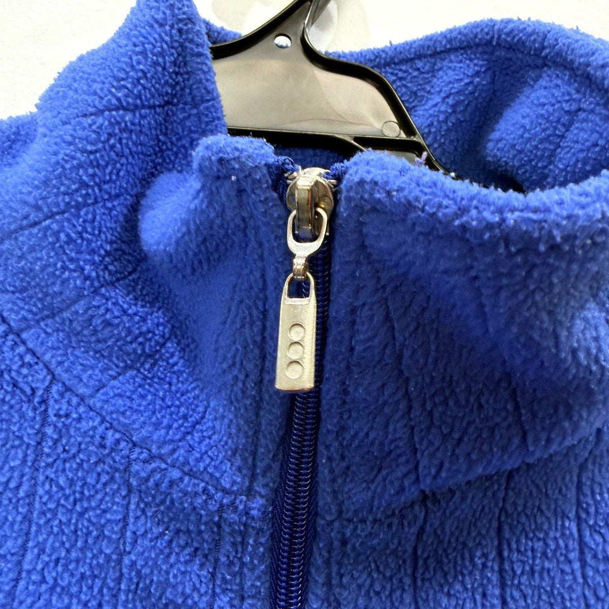 Black Pepper Womens Zip-Up Fleece Jacket - Blue Casual Outdoor Size 16