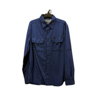 Columbia Mens Titanium Waterproof Insulated Shacket in Navy Blue Size M