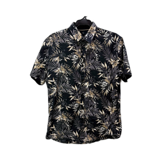 Tarocash Mens Floral Tropical Button-Down Shirt Short Sleeve Multi Color Size M