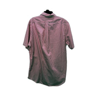 Ralph Lauren Mens Button-Down Shirt in Pink and White Striped, Size M NEW