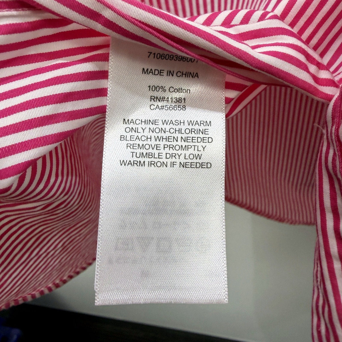 Ralph Lauren Mens Button-Down Shirt in Pink and White Striped, Size M NEW