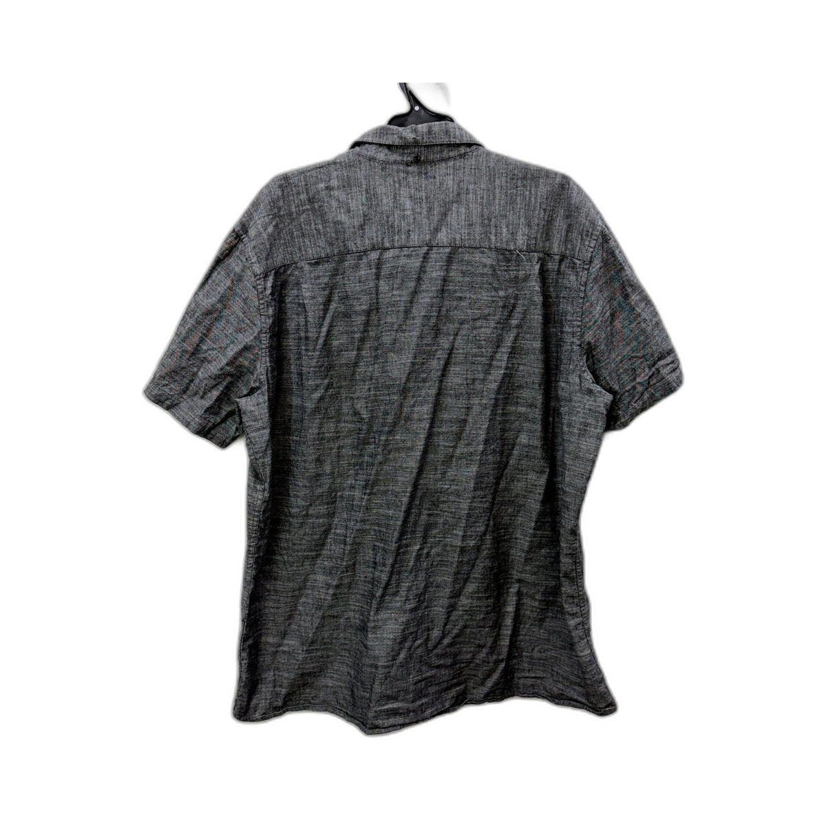 Hurley Mens Classic Fit Gray Button-Down Shirt, Size XXL NEW