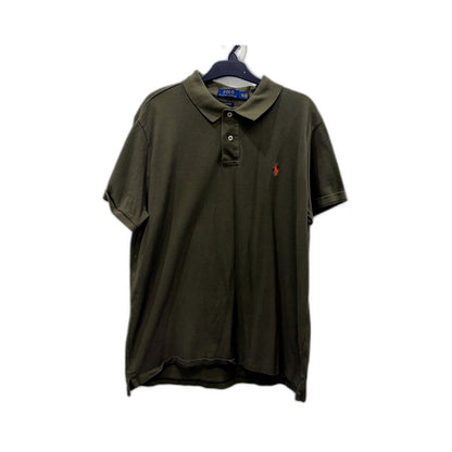 Polo Ralph Lauren Mens Olive Green Slim Fit Shirt Size XL