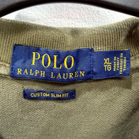Polo Ralph Lauren Mens Olive Green Slim Fit Shirt Size XL