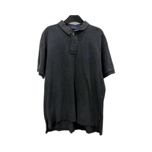 Polo Ralph Lauren Mens Charcoal Gray Cotton Shirt Size Large