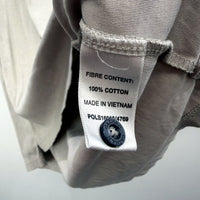 Gazman Mens Luxury Touch Gray Polo Shirt | Size L NEW