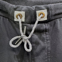 Jeep Womens Black Cotton Drawstring Sweatpants in Plus Size 3XL