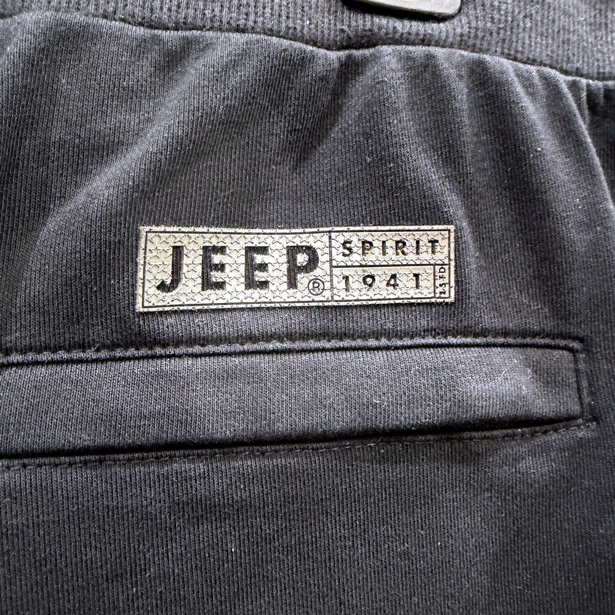 Jeep Womens Black Cotton Drawstring Sweatpants in Plus Size 3XL