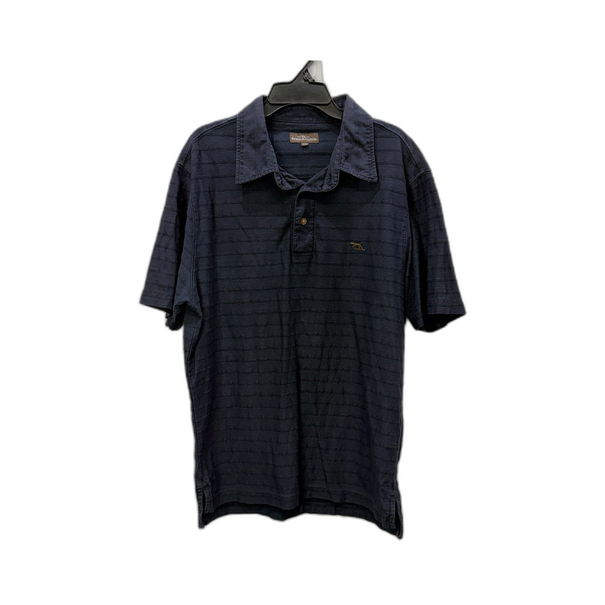 Rodd & Gunn Mens Polo Shirt Navy Striped Cotton Casual Comfortable Size XS