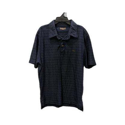 Rodd & Gunn Mens Polo Shirt Navy Striped Cotton Casual Comfortable Size XS
