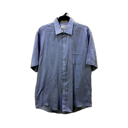 Van Heusen Mens Classic Relaxed Fit Button-Down Dress Shirt, Blue, Size 41