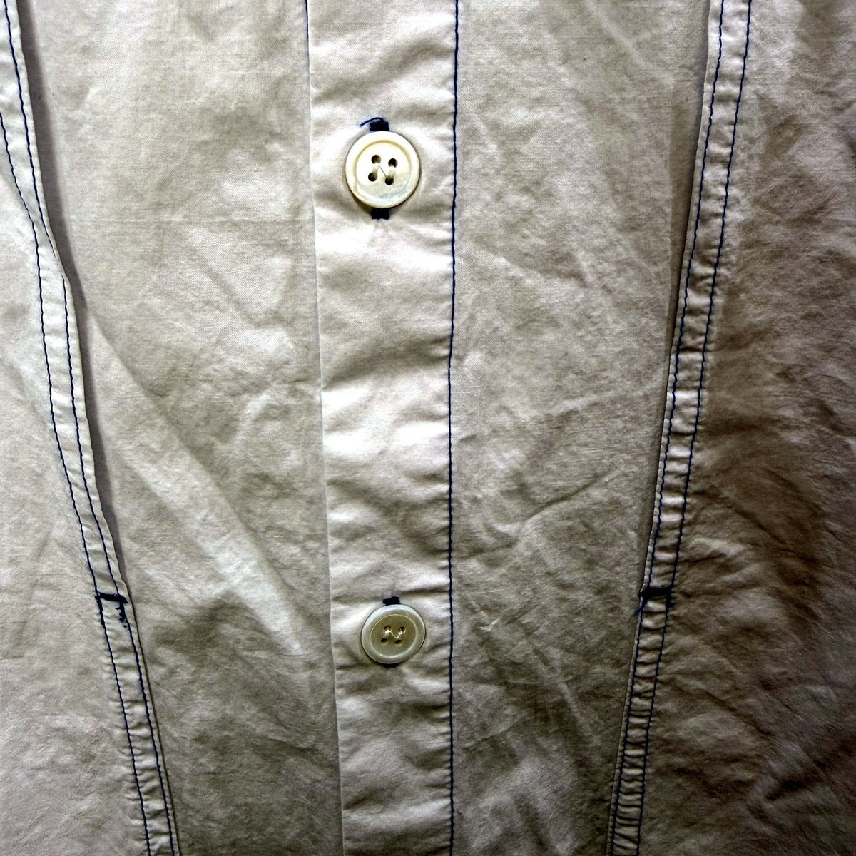 Larriett Mens Button-Down Casual White 100% Cotton Shirt, Size XL NEW