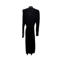 Bassike Womens Merino Wool Cardigan Dress in Black, Size M