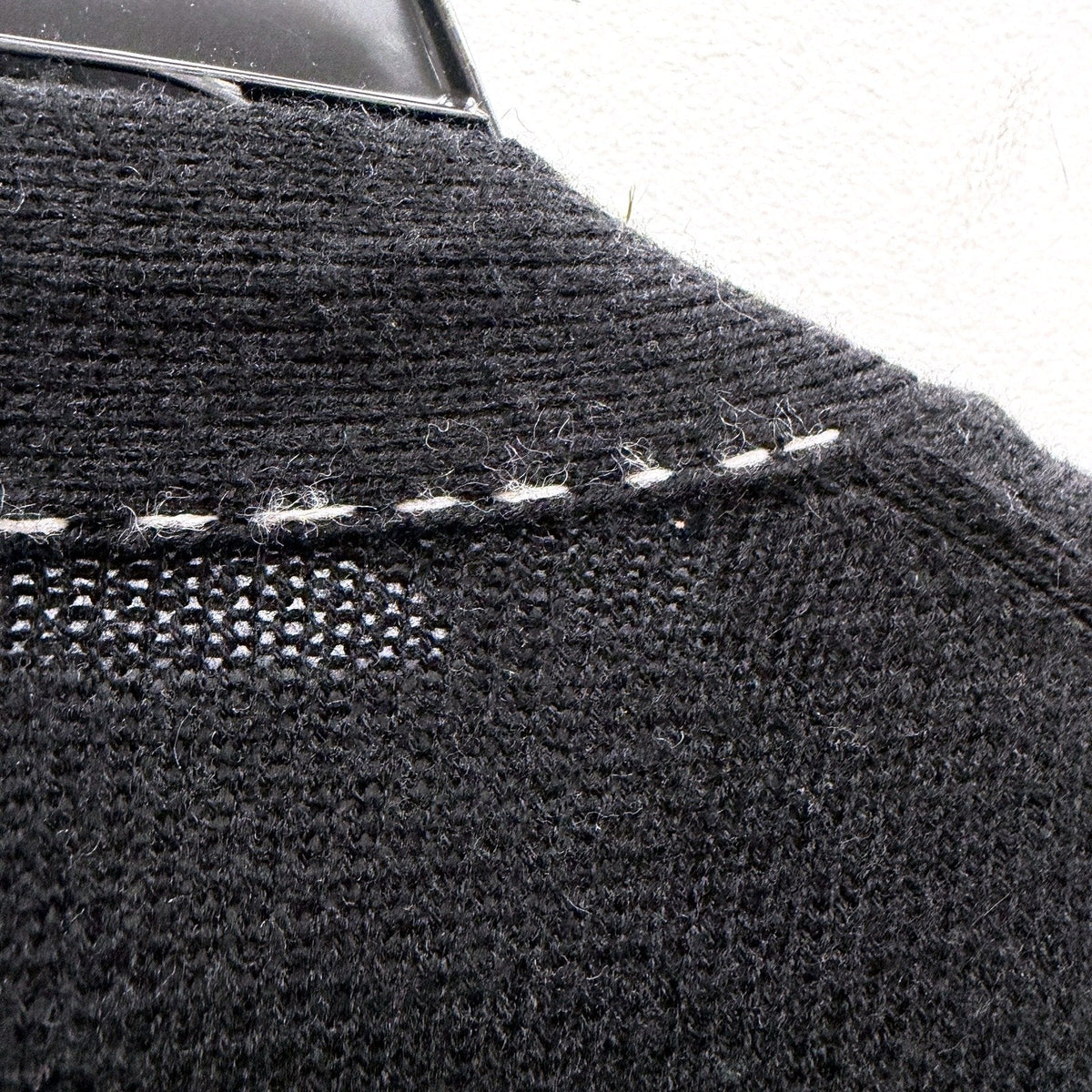 Bassike Womens Merino Wool Cardigan Dress in Black, Size M