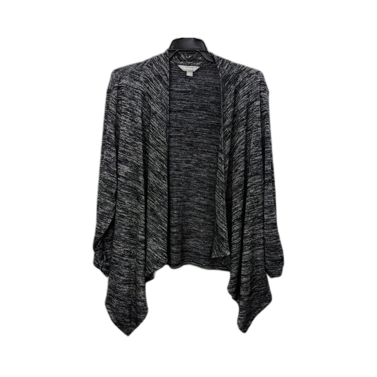 Suzannegrae Womens Marled Knit Open Front Pullover Cardigan Size Sz L