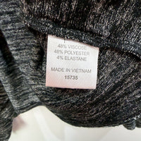 Suzannegrae Womens Marled Knit Open Front Pullover Cardigan Size Sz L