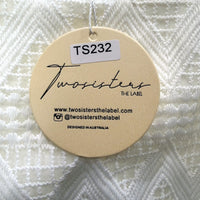 Two Sisters the Label Womens Sleeveless Ruffle Hem Dress White Size 16 NEW