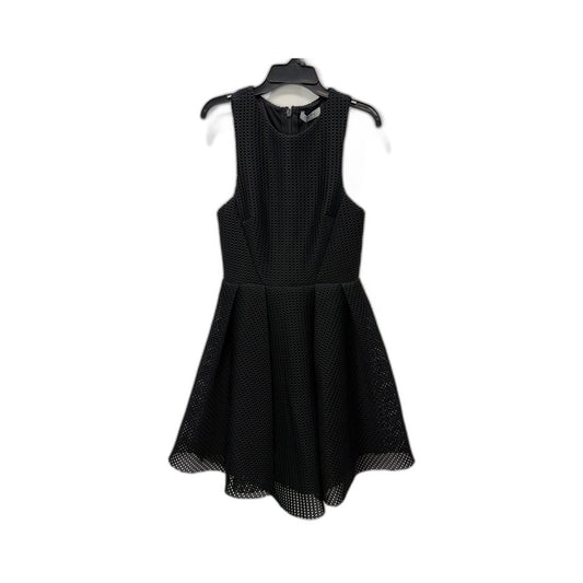Pilgrim Womens Lilly Textured Mini Dress Honeycomb Pattern Black Size 6 NEW