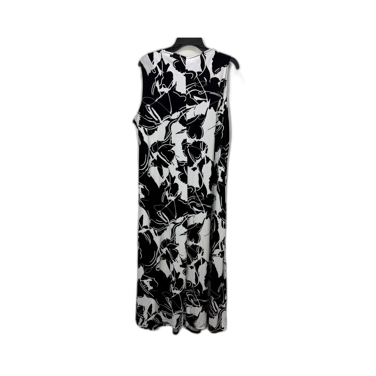 Noni B Womens Zip Knit Maxi Dress - Sleeveless, Jet Black, Size 18 NEW