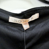 Noni B Womens Zip Knit Maxi Dress - Sleeveless, Jet Black, Size 18 NEW
