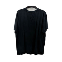 Nike Mens Pullover Sweatshirt Black Loose Fit Cotton Activewear Size M