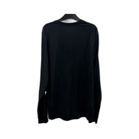 Nike Mens LS Shirt Black Long Sleeve Graphic Print Pullover Sweatshirt Size M