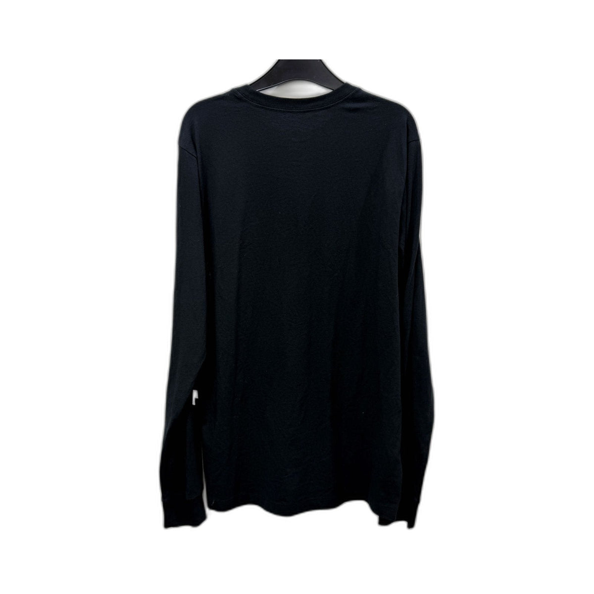 Nike Mens LS Shirt Black Long Sleeve Graphic Print Pullover Sweatshirt Size M