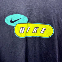 Nike Mens LS Shirt Black Long Sleeve Graphic Print Pullover Sweatshirt Size M